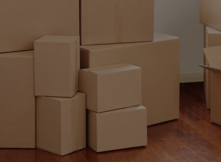 Image of moving company ads boxes