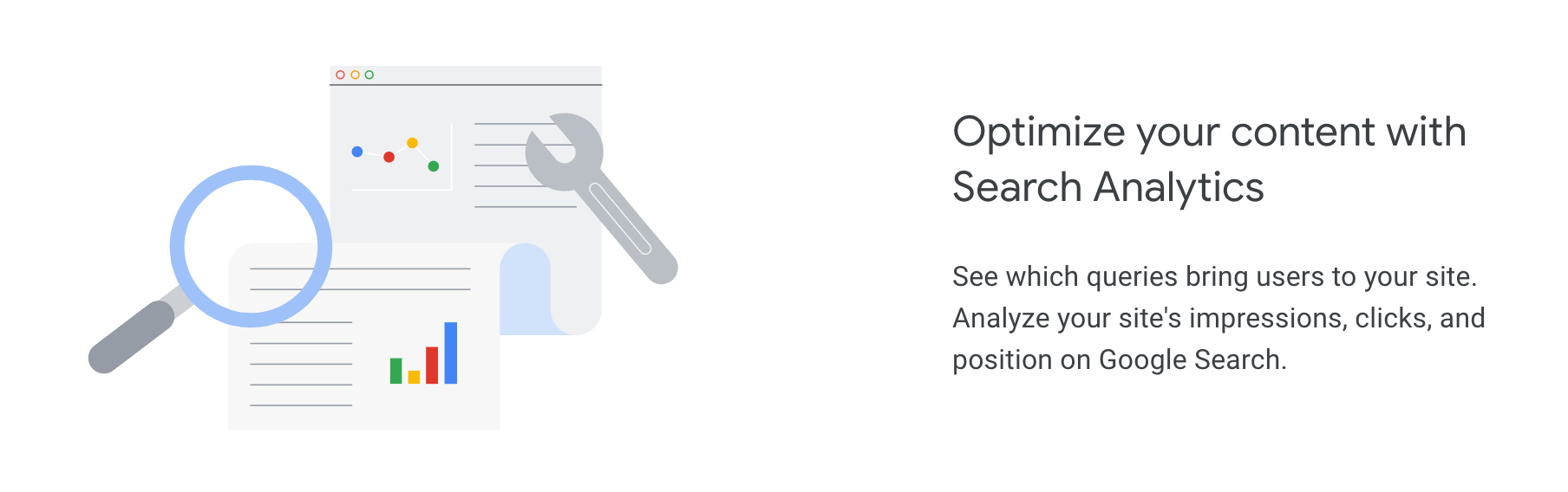 Google Search Console image of analytics